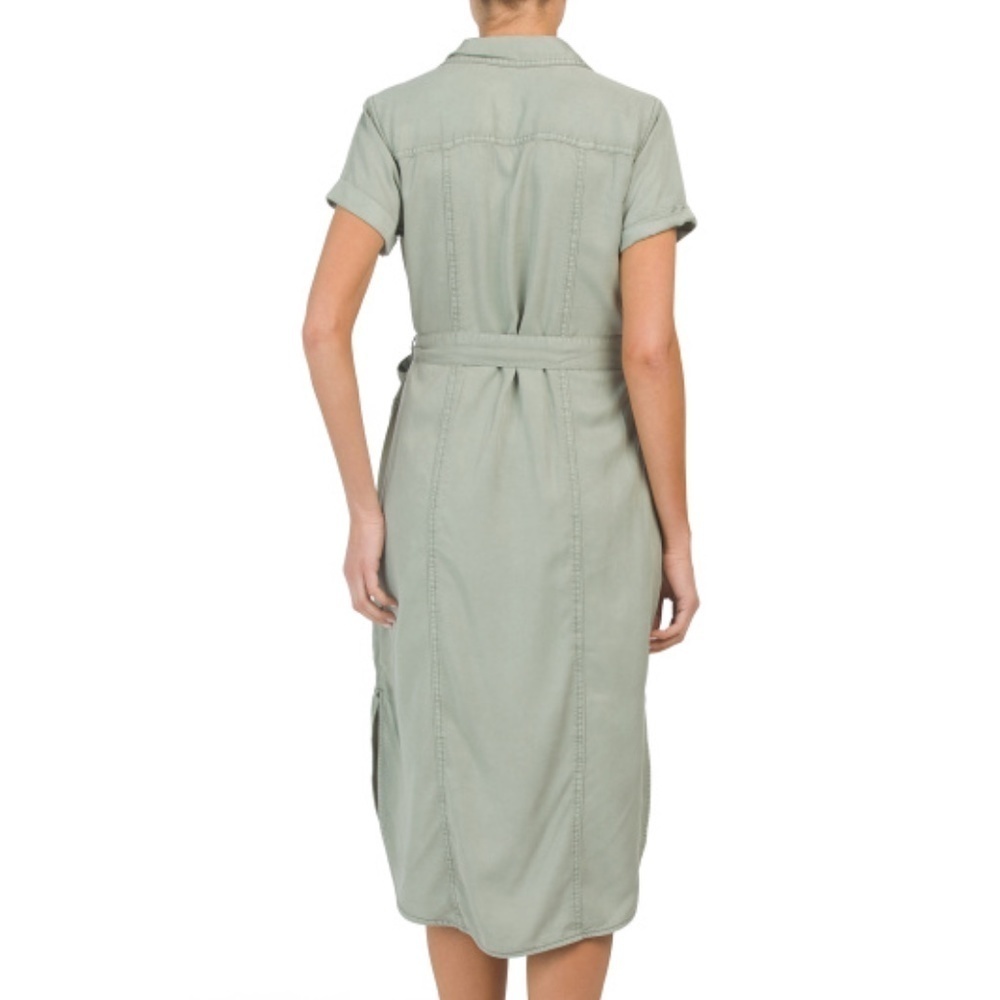 C&C CALIFORNIA Pigment Dye Shirt Dress - Picture 2 of 5